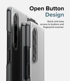Galaxy Z Fold 4 Case | Slim - Close-up of phone case showing open button cutouts for easy access to side buttons and scanner.