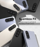 Galaxy Z Fold 5 | Camera Protector Glass [2 Pack] - Multiple Galaxy Z Fold 5 phones arranged in a circle with camera protectors.