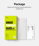 Galaxy Z Fold 6 Screen Protector | Cover Display Glass (2 Pack) - Galaxy Z Fold 6 Screen Protector - Bright yellow box, tempered glass screen protector, and cleaning kit for Galaxy Z Fold 6.