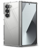 Galaxy Z Fold 6 Case | Fusion - Clear - Transparent protective case on a folded Samsung Galaxy Z Fold 6 smartphone.