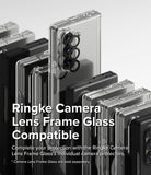 Galaxy Z Fold 6 Case | Slim - Clear phone cases aligned in a row, highlighting compatibility with individual camera lens protectors.
