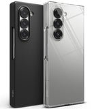 Galaxy Z Fold 6 Case | Slim - Matte black and clear slim cases for Galaxy Z Fold 6 shown side-by-side.