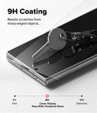Galaxy Z Fold 7 Screen Protector | 3-in-1 Protector Pro - A key resting on a phone screen with 9H coating text and a hardness scale graphic.