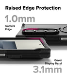 Galaxy Z Fold 7 Case | Alles - Galaxy Z Fold 7 Case - Close-up of phone case showing 1.0mm camera edge and 3.1mm cover display bezel protection.
