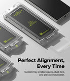 [Bundle] Galaxy Z Fold 7 Case | Fusion - Clear installation tray with tempered glass screen protector for Galaxy Z Fold 7.