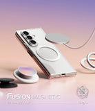 [Bundle] Galaxy Z Fold 7 Case | Fusion Magnetic - Galaxy Z Fold 7 Case | Fusion Magnetic - Clear magnetic phone case for Galaxy Z Fold 7 with floating accessories.