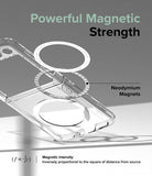 Galaxy Z Flip 5 Case | Slim Magnetic - Exploded view of a clear phone case showing integrated neodymium magnets.
