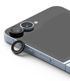 Galaxy Z Flip 6 | Camera Lens Frame Glass (2 Pack) - Two lens protectors installed on phone cameras with one spare.