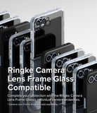 Galaxy Z Flip 7 FE Case | Fusion Magnetic - Multiple Galaxy Z Flip phones in clear and black cases with camera protectors.