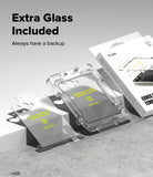 [Bundle] Galaxy Z Flip 7 Case | Slim Magnetic - Two Ringke tempered glass screen protectors and their packaging box.