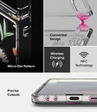 Galaxy Z Flip 7 Case | Fusion Design - Features micro-dot pattern, connected hinge design, wireless charging, NFC, and precise cutouts.
