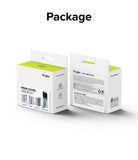 Galaxy Z Flip 6 / 5 / 4 / 3 | Hinge Cover - Front and back views of Ringke hinge cover packaging with product details.