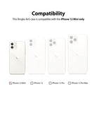iPhone 12 Mini Case | Air-S - Compatibility chart showing iPhone 12 Mini checked and three other iPhone 12 models unchecked.