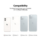 iPhone 12 Mini Case | Fusion-X Design - Compatibility chart showing four iPhone 12 models with only the Mini checked.