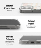 iPhone 12 Mini Case | Fusion Design - Three close-up views showing raised camera lips, screen bezels, and precise port cutouts.