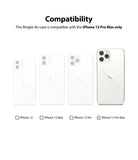 iPhone 12 Pro Max Case | Air + Shoulder Strap - Compatibility chart showing iPhone 12 Pro Max is the only supported model.