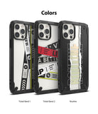 iPhone 12 Pro Max Case | Fusion-X Design - Three iPhone 12 Pro Max cases with Ticket Band and Routine graphic designs.