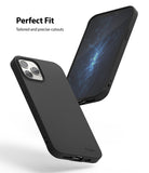 iPhone 12 / 12 Pro Case | Air-S - Two black phone cases showing precise cutouts and a sleek, matte finish.