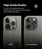iPhone 12 Pro | Camera Styling - Comparison of a cracked iPhone camera lens versus one protected by a Ringke aluminum cover.