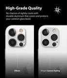 iPhone 12 Pro Max | Camera Styling - Comparison of a cracked camera bezel versus one protected by an aluminum cover.
