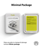 iPhone 12 Pro | Camera Styling - Two white blister packages showing camera lens protectors for iPhone 12 Pro.