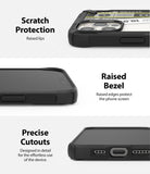 iPhone 12 Pro Max Case | Fusion-X Design - Close-ups showing raised camera lips, screen bezels, and precise port cutouts.