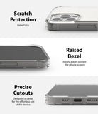 iPhone 12 / 12 Pro Case | Fusion Design - Clear phone case showing camera protection, raised screen bezels, and precise port cutouts.