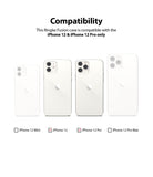 iPhone 12 / 12 Pro Case | Fusion - Compatibility chart showing iPhone 12 and 12 Pro checked as compatible models.