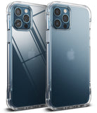 iPhone 12 / 12 Pro Case | Fusion Plus - Two clear protective cases for iPhone 12, one with a glossy back and one with a matte finish.