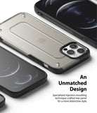 iPhone 12 / 12 Pro Case | [UX] - A translucent, textured phone case on an iPhone, highlighting its camera cutout and sleek design.