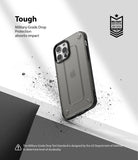 iPhone 12 / 12 Pro Case | [UX] - Translucent protective phone case with military-grade drop protection badge and debris effect.