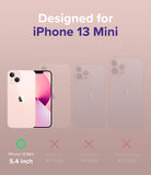 iPhone 13 Mini Case | Air - Comparison chart showing iPhone 13 Mini is the only compatible model among the series.