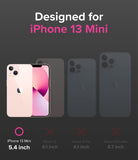 iPhone 13 Mini Case | Onyx Design - Comparison chart showing iPhone 13 Mini is the only compatible model among the series.