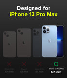 iPhone 13 Pro Max Case | Air-S - Comparison chart showing iPhone 13 Pro Max is the only compatible model among the series.