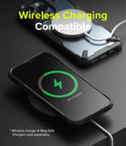 iPhone 13 Pro Max Case | Fusion-X - Two phones in Fusion-X cases wirelessly charging with visible charging icons.