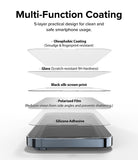 iPhone 14 Plus / 13 Pro Max Screen Protector | Privacy Glass - iPhone 14 Plus / 13 Pro Max Screen Protector - Exploded view showing 5 layers of privacy glass coating and materials.