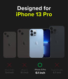 iPhone 13 Pro Case | Fusion-X - Comparison chart highlighting iPhone 13 Pro compatibility among other iPhone 13 models.