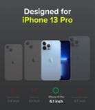 iPhone 13 Pro Case | Onyx - Comparison chart highlighting iPhone 13 Pro compatibility among other iPhone 13 models.
