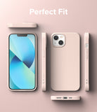 iPhone 13 Case | Air-S - Pastel pink iPhone 13 case shown from multiple angles against a matching pink background.