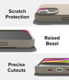iPhone 14 Plus Case | Silicone - Close-ups showing raised camera protection, screen bezel, and precise port cutouts.
