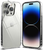 iPhone 14 Pro Max Case | Air - Clear protective phone case shown from back and front angles on an iPhone 14 Pro Max.