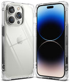 iPhone 14 Pro Max Case | Fusion Bumper - Clear protective case showing the back and front of an iPhone 14 Pro Max.