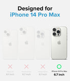iPhone 14 Pro Max Case | Fusion Design - Comparison chart showing iPhone 14 Pro Max is the only compatible model.