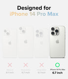 iPhone 14 Pro Max Case | Fusion Design - Comparison chart showing iPhone 14 Pro Max is the only compatible model.