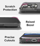 iPhone 14 Pro Case | Fusion Matte - Close-ups showing camera scratch protection, raised screen bezels, and precise port cutouts.