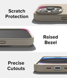 iPhone 14 Pro Case | Silicone - Close-ups showing raised bezels for camera and screen protection and precise port cutouts.