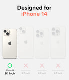 iPhone 14 Case | Fusion Design - Compatibility chart showing iPhone 14 is the only model supported, with others marked by an X.