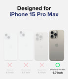 iPhone 15 Pro Max Case | Fusion Magnetic - Comparison chart showing iPhone 15 Pro Max is the only compatible model.