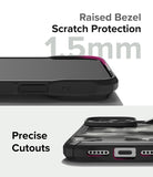 iPhone 15 Pro Max Case | Fusion-X - Close-up of phone case showing 1.5mm raised bezel and precise port cutouts.