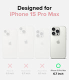 iPhone 15 Pro Max Case | Silicone Magnetic - Comparison chart showing iPhone 15 Pro Max is the only compatible model.